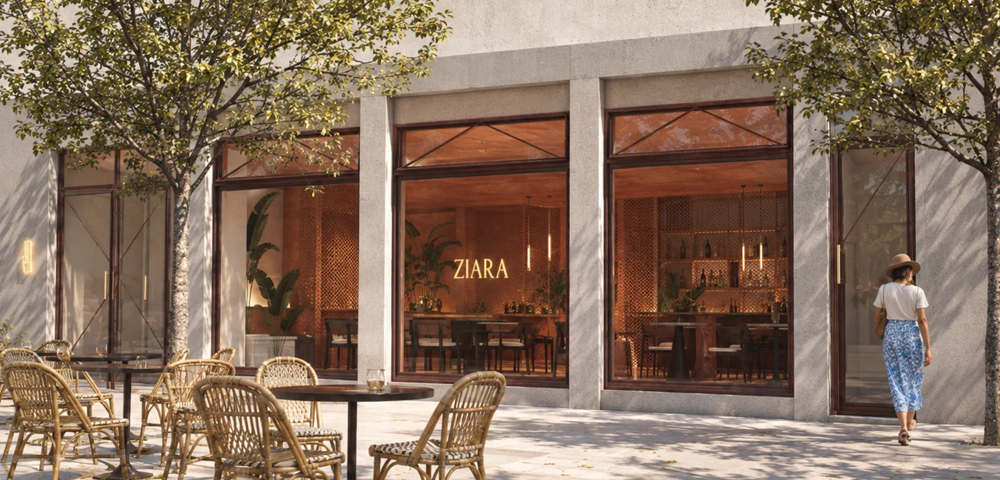 Perspective de projet Ziara au 357 rue des Pyrénées à Paris 20e, dossier de candidature de 2024